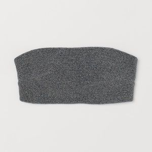 H&M | Glittery Bandeau Bra